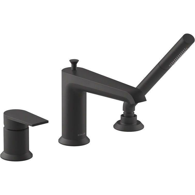 Kohler Hint SingleHandle DeckMount Bath Faucet With Handshower Wayfair